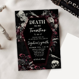 RIP 20sの30歳の誕生日の死を私の若者に 招待状