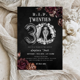 RIP 20sの30th誕生日の死に私のユースフォト 招待状