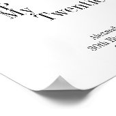 RIP 20sパーティー30th誕生日へようこそミニマル ポスター (角)