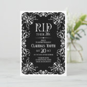 RIP 20s 30s 40s誕生日 招待状 (スタンド正面)