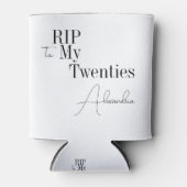 RIP 20s 30th誕生日パーティー ミニマル 缶クーラー (正面)