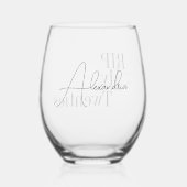 RIP 20s 30th Birthday Party Favor ステムなしワイングラス (裏面)