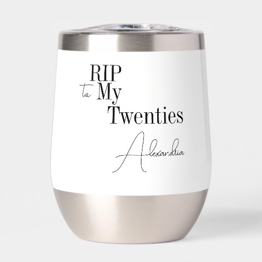 RIP 20s 30th Birthday Party Minimal (正面)