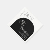 RIP 20s Hello 30s 30th birthday party スタンダードカクテルナプキン (角)