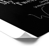 RIP 20s Hello 30s 30th birthday party Welcome ポスター (角)