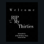RIP 30s 40th Birthdayパーティーウェルカムサインポスター ポスター<br><div class="desc">これは40歳モダンの誕生日、RIP 30sパーティー歓迎パーティーのサインである。白と黒のクラシックにタイポグラフィスタイリッシュがある。お客様を迎えクールるのに最適なおもしろい、ハロウィーンをテーマにした40歳の誕生日パーティー。パーソナライズするには、単にパーソナライズこのボタンを使用して名前とお祝い日を追加し、ここで必要な文字の残りの部分を変更すもしる。色またはデザインを変更するには、フォント編集ツールをチェックアウトする。パーソナ救済ライゼーションや製品のマッチング、またはカスタムデザインの場合は、電子メールで次の情報を受け取る： ursuladawnmoon@gmail.com</div>