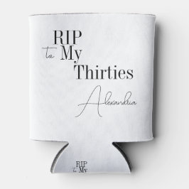 RIP 30s Party 40th Birthday Black and White 缶クーラー