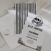 RIP 400年代50誕生日招待状 招待状