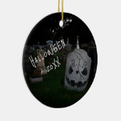 RIP Cemetery Tombstone セラミックオーナメント (右)