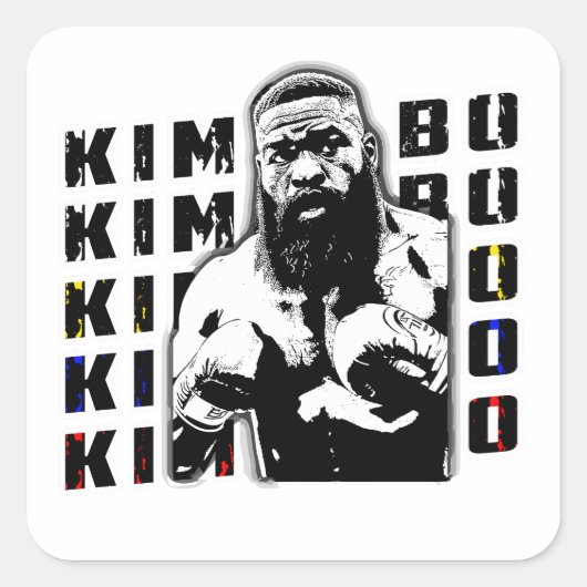 RIP Kimbo Slice スクエアシール (正面)