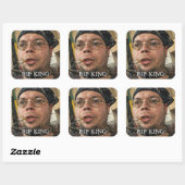 RIP KINGCOBRAJFS Meme Tribute Art スクエアシール (シート)