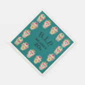 RIP my 20sカスタムアージシュガースカル誕生日 スタンダードランチョンナプキン (角)