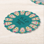 RIP my 20sカスタムアージシュガースカル誕生日 ペーパーコースター (アングル)