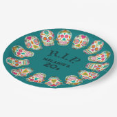 RIP my 20sカスタムアージシュガースカル誕生日 ペーパープレート (アングル)