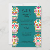 RIP my 20sカスタムアージシュガースカル誕生日 招待状 (正面)