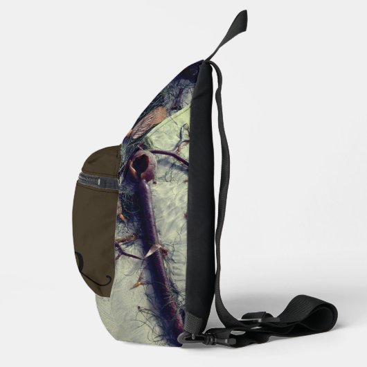 RIP Seaweed Print Cut Sew Bag スリングバッグ (右)