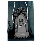 RIP to My 20s Birthday Party ミディアムペーパーバッグ (正面)