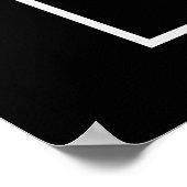 RIP to My 20s Welcome Poster: Gothic 30th Birthday ポスター (角)