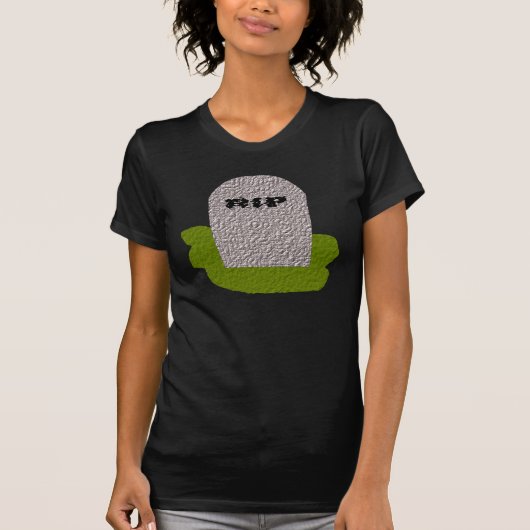 RIP TombstoneレディースTシャツ Tシャツ (正面)