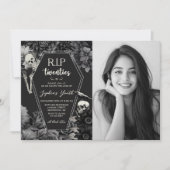 RIP Twentes Death to my Youth 30th Birthday写真 招待状 (正面)