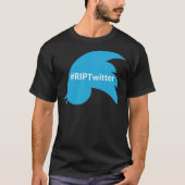 RIP Twitter Elon MuskエッセンシャルTシャツ Tシャツ (正面)