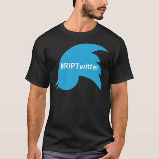 RIP Twitter Elon MuskエッセンシャルTシャツ Tシャツ (正面)