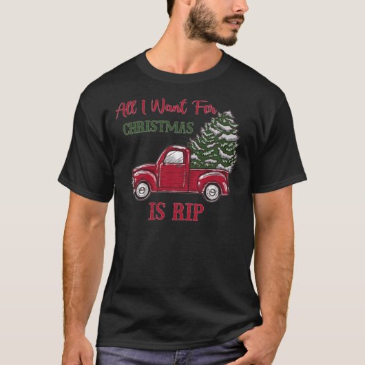 Rip Wheeler – クリスマスに欲しいのはRip Clasだけだ Tシャツ (正面)