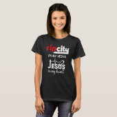 Ripcity In My Veins Jesus In My Heart Tシャツ (正面フル)