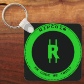 RipCoin - コードを信じる キーチェーン (正面)