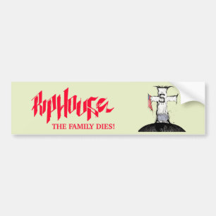 Riphouse家族のダイス バンパーステッカー