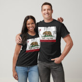 riponカリフォルニア州の旗 tシャツ (ユニセックス)