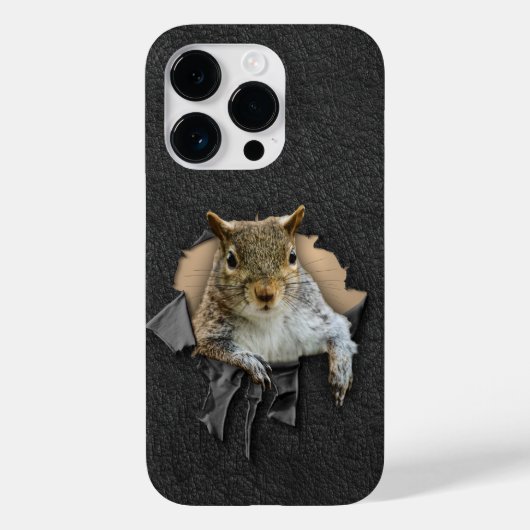Ripped Shirt SquirrelケースメイトiPhoneケース Case-Mate iPhoneケース (裏面)