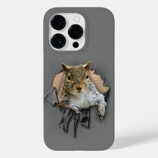 Ripped Shirt SquirrelケースメイトiPhoneケース Case-Mate iPhoneケース (裏面)