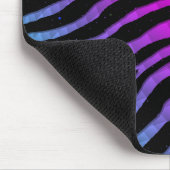 Ripped SpaceTimeストライプ – シアン/ピンク マウスパッド (コーナー)