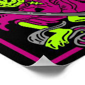 Ripper Jack Tarot Card Halloween Occult Decor Men  ポスター (角)