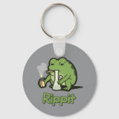 Rippit Funny Frog Stoner Gift, Stoner Girls Frog  キーホルダー (正面)