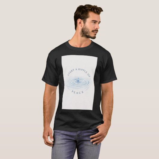 Ripple Effect of Peace Tシャツ (正面フル)