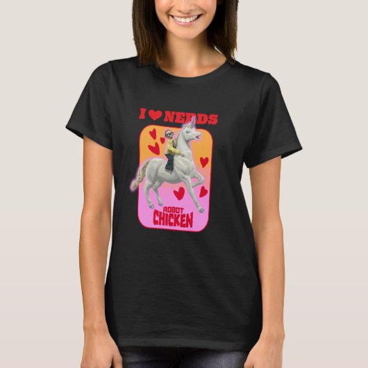 Ripple Junction x Robot Chicken おたくが大好きなライディング Tシャツ (正面)
