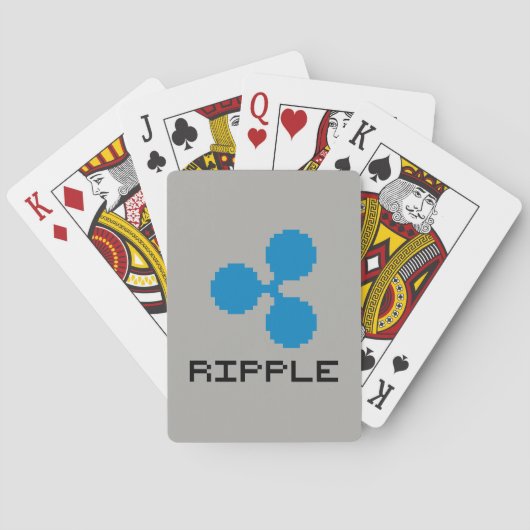 Ripple XRP 8-Bitロゴ | トランプ (裏面)