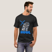 Ripple XRP Cryptocurrency – 暗号宇宙飛行士 – HODL Tシャツ (正面フル)