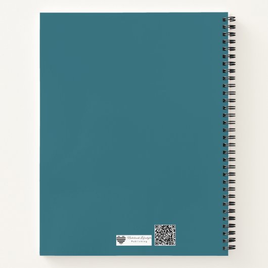 Rippled Water Reflection | Abstract Calm Water ノートブック (裏面)