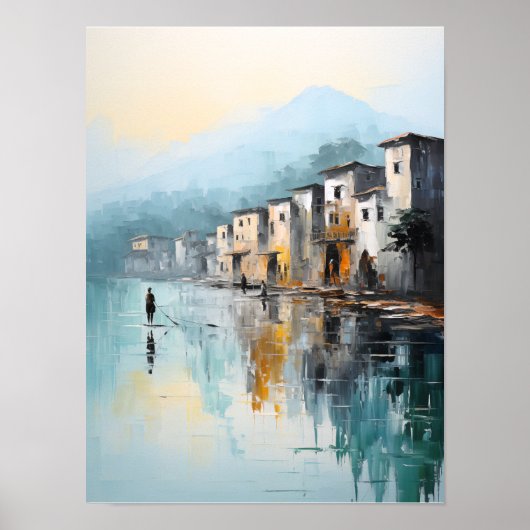 Ripples of Solitude, Digital Wall Art ポスター (正面)