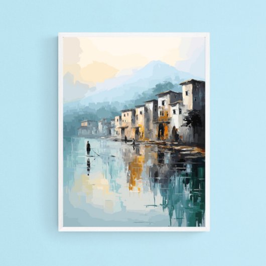 Ripples of Solitude, Digital Wall Art ポスター