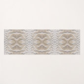 Ripples on a sandy beach pattern ヨガマット (正面(横))