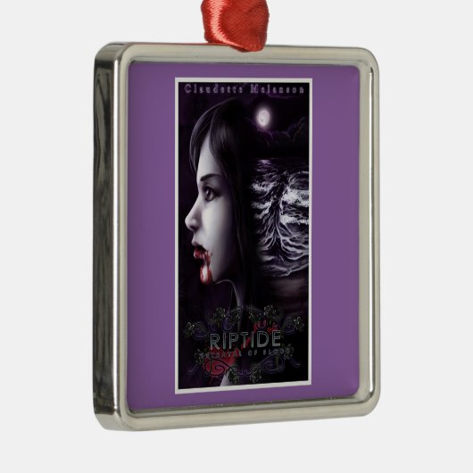 Riptideカバー優れた正方形のクリスマスのオーナメント メタルオーナメント (右)