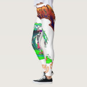 RIPTIDE サーファーロゴ ヨガパンツ レギンス (左)