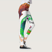 RIPTIDE サーファーロゴ ヨガパンツ レギンス (右)