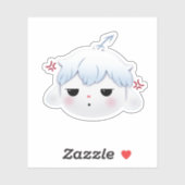Riri Angry Cute Sticker  シール (シート)