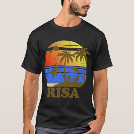 RISA レトロ ヴィンテージ Tシャツ (正面)