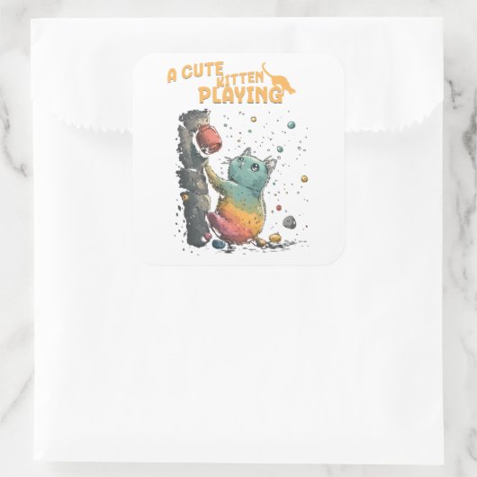 Risas Felinas スクエアシール (バッグ)